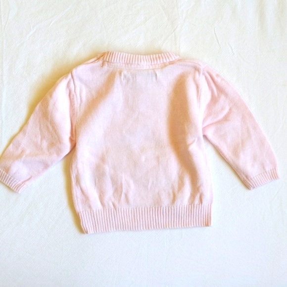 george pink sequin unicorn knit sweater 3 months baby girl - Picture 4 of 4
